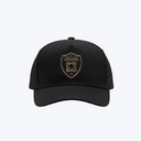 CASQUETTE NOIR LOGO DORE