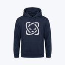HOODIE HERMINE BRODEE MARINE