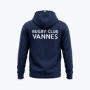 HOODIE HERMINE BRODEE MARINE