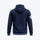 HOODIE HERMINE RELIEF MARINE