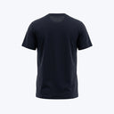 T SHIRT FEMME COL V CLOUTE MARINE