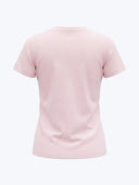 T-SHIRT FEMME STRASS ROSE PASTEL